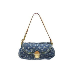 Louis Vuitton Pleaty one shoulder bag Monogram denim Indigo Blue